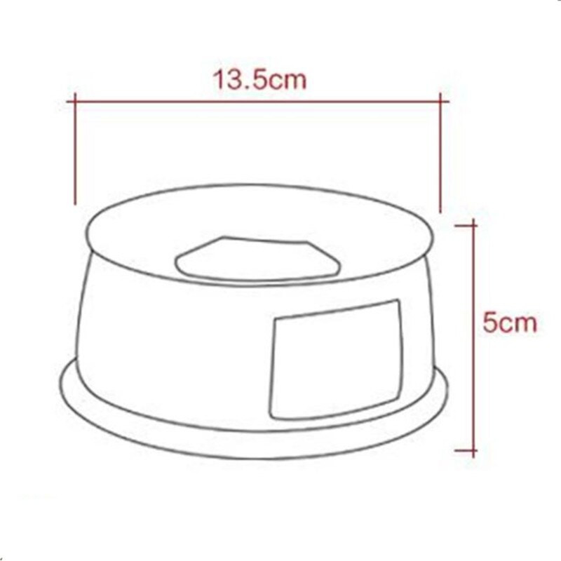 Керамичен нагревател за следобеден чай Огнена печка за топъл чай Европейски костен порцелан Аксесоар за съдове за кафе Театър за чай Топлоустойчива основа за чайник