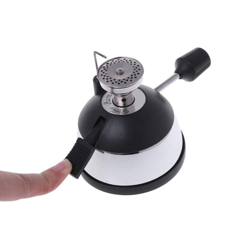 преносима печка за кафе Ветроустойчива външна газова горелка Къмпинг печка Туристическа тенджера за сифон за мока, специално оборудвана с газова пещ