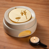 Творческа топла печка за чай Керамичен нагревател Китайски кунг-фу сервиз за чай Аксесоари за чай Свещ Нагревател Основа за чайник Нощна лампа Декор