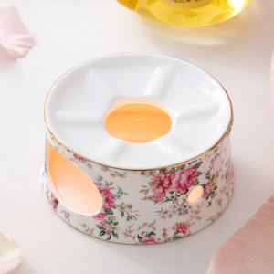 Gėlių arbatos puodo pagrindas šildymo pagrindas žvakė arbatos šildytuvo rinkinys stiklinis arbatinukas keraminė izoliacija arbatos viryklė arbatos rinkinio priedai