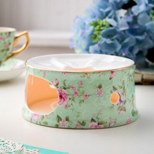 Gėlių arbatos puodo pagrindas šildymo pagrindas žvakė arbatos šildytuvo rinkinys stiklinis arbatinukas keraminė izoliacija arbatos viryklė arbatos rinkinio priedai