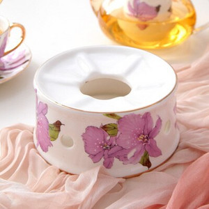 Gėlių arbatos puodo pagrindas šildymo pagrindas žvakė arbatos šildytuvo rinkinys stiklinis arbatinukas keraminė izoliacija arbatos viryklė arbatos rinkinio priedai