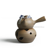 Чайник Комплект печка за алкохол Керамика Нагревател за чайник Малка фурна за чай Неплъзгаща се против изгаряне Керамика Комплект печка Самовар