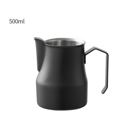 Rozsdamentes acél mérleggel Kávékancsó Húzható virágcsésze Cappuccino tejeskanna eszpresszó csésze Latte tejhabosító habosító kancsó