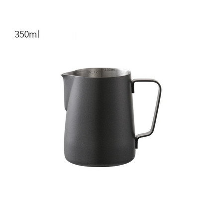 Rozsdamentes acél mérleggel Kávékancsó Húzható virágcsésze Cappuccino tejeskanna eszpresszó csésze Latte tejhabosító habosító kancsó