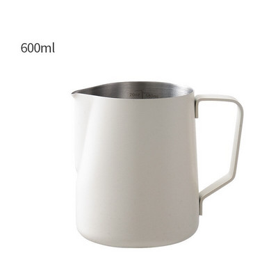 Rozsdamentes acél mérleggel Kávékancsó Húzható virágcsésze Cappuccino tejeskanna eszpresszó csésze Latte tejhabosító habosító kancsó