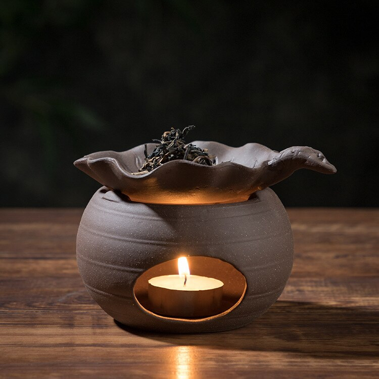 Senovinis arbatos šildytuvas Keraminė keramika arbatos viryklė Kinų Kung Fu arbatos indai Priedai Šildytuvai Ticiano krosnys Žvakių šildytuvo apdaila