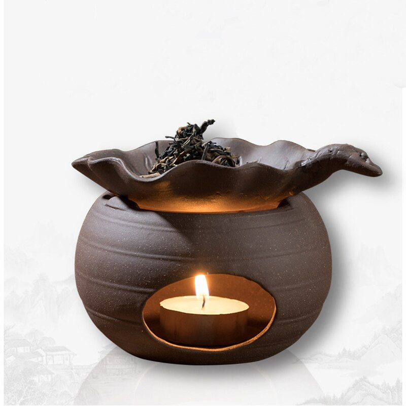 Senovinis arbatos šildytuvas Keraminė keramika arbatos viryklė Kinų Kung Fu arbatos indai Priedai Šildytuvai Ticiano krosnys Žvakių šildytuvo apdaila
