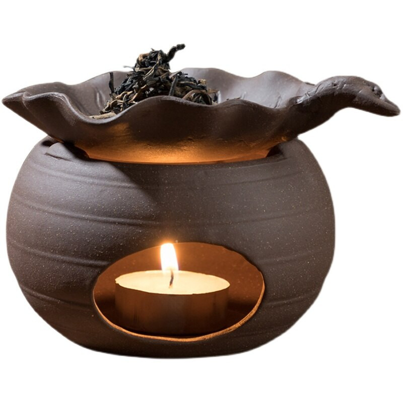 Senovinis arbatos šildytuvas Keraminė keramika arbatos viryklė Kinų Kung Fu arbatos indai Priedai Šildytuvai Ticiano krosnys Žvakių šildytuvo apdaila