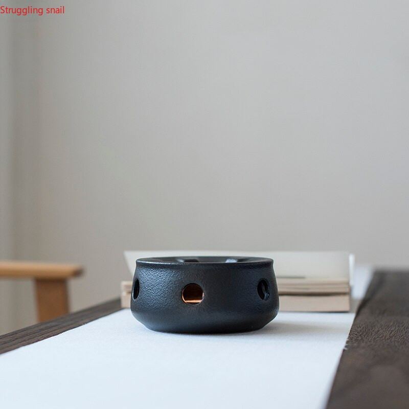 Основа за подгряване на керамичен чайник Основа за подгряване на чай Изолационна основа за затопляне на вода за чай Кафе Нагревател за вода Свещ Държач за нагревателна основа Чайни прибори