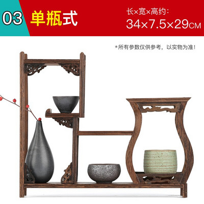 Mažas medžio masyvo, paprastas arbatos puodo laikiklis, senovinės ir įdomios lentynos vištienos sparneliai mediniai kiniško stiliaus arbatos puodo padėklas