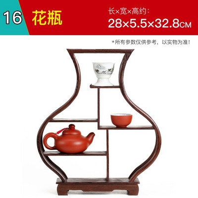 Mazs masīvkoka vienkāršs tējas kannas turētājs, antīks un ziņkārīgs plaukts Vistas spārniņi koka ķīniešu stila tējas kannas paliktnis