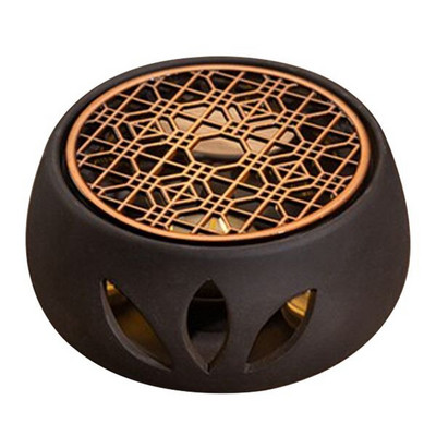 Keraminis arbatinuko šildytuvo laikiklis arbatos šildytuvo pagrindas, izoliacinis arbatos pagrindas, kavos vandens šildytuvas, tuščiaviduris žvakės šildymo pagrindo laikiklis