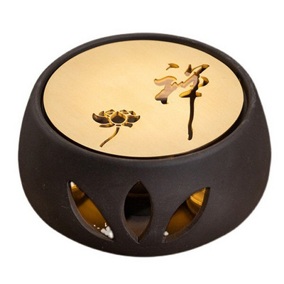 Keraminis arbatinuko šildytuvo laikiklis arbatos šildytuvo pagrindas, izoliacinis arbatos pagrindas, kavos vandens šildytuvas, tuščiaviduris žvakės šildymo pagrindo laikiklis