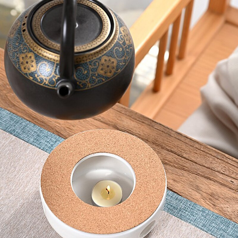 1 бр. Чай, кафе, вода, нагревател, свещ, нагревателна основа, държач, чайник, чайник, държач, държач, основа, нагревател за чай, изолационна основа
