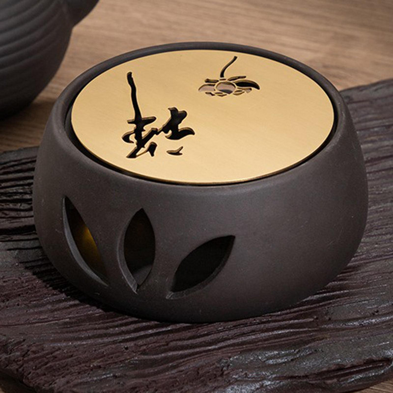 Keraminis arbatinuko šildytuvas, arbatos šildytuvo pagrindas, stikliniam arbatinukui, arbatinuko šildytuvo pagrindas stikliniam / porcelianiniam / metaliniam arbatinukui