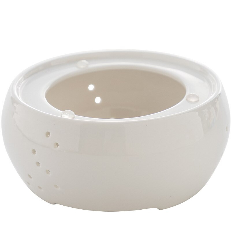 Kerámia gyertyamelegítő teáskanna melegítő talp Hordozható teáskanna melegítő tartó szigetelő talp gyertyatartó teatartozékok