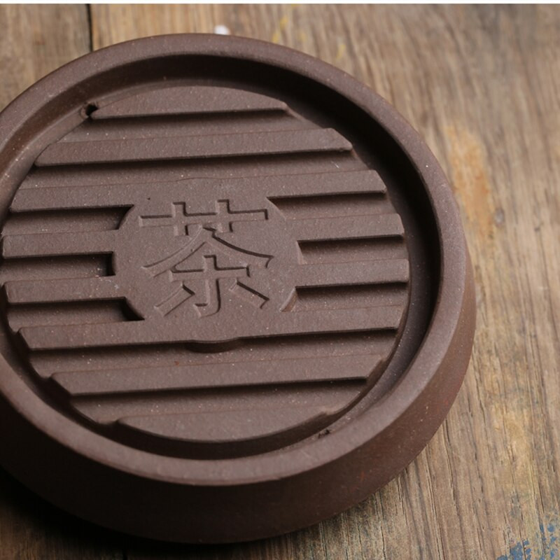 Основа за чайник Глинени чайници Подложки за чайник Чинийка за чайник Монета Кунг Фу Чаена церемония Подноси за китайски чай Yixing Кръгла основа