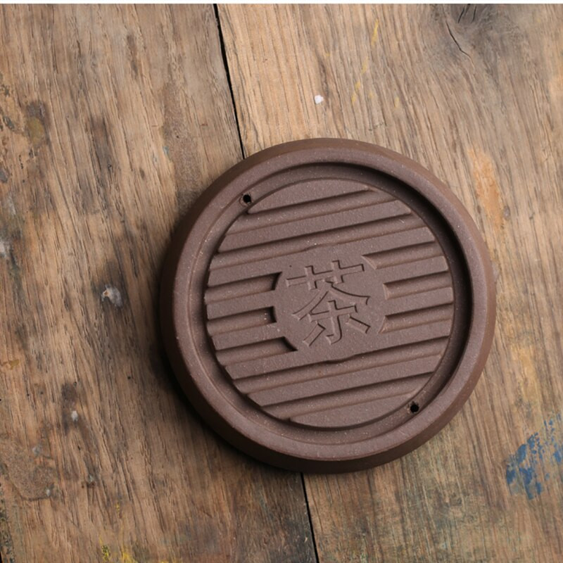 Основа за чайник Глинени чайници Подложки за чайник Чинийка за чайник Монета Кунг Фу Чаена церемония Подноси за китайски чай Yixing Кръгла основа