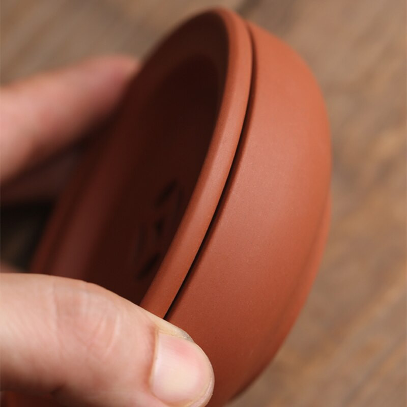 Baza pentru ceainic Zhu Ni Trivete pentru ceainic Farfurie pentru ceainic Moneda Kung Fu Ceremonia ceaiului Depozitare apa rosie Tavi pentru ceai Baza Chao Zhou Zhu