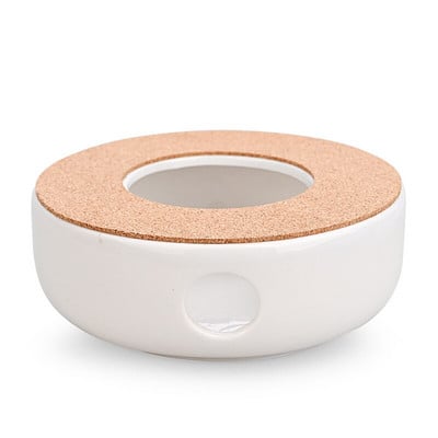 Основа за нагревател за керамичен чайник Основа за нагревател за чай Изолация за чай Кафе Затопляне на вода Свещ Нагревателна основа Държач Чай