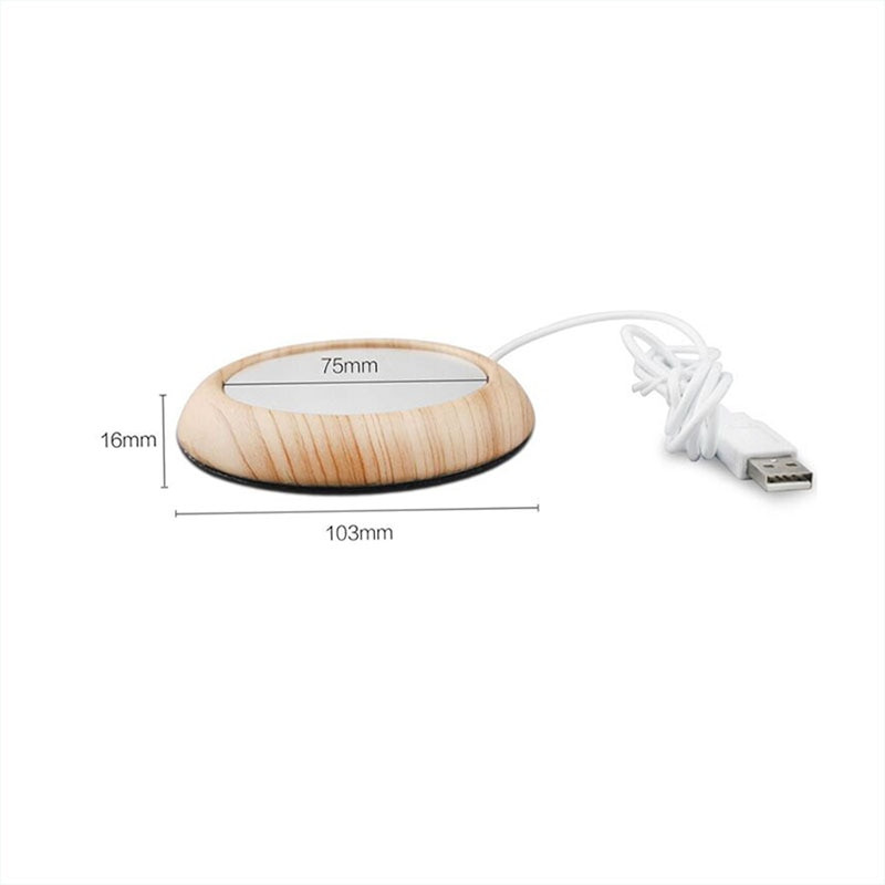 Patikimas USB puodelio šildytuvas Šilumos gėrimų puodelio kilimėlis Laikyti gėrimą šiltai Šildytuvas Puodeliai padėkliukas USB kavos šildytuvas arbatos puodelio šildytuvas