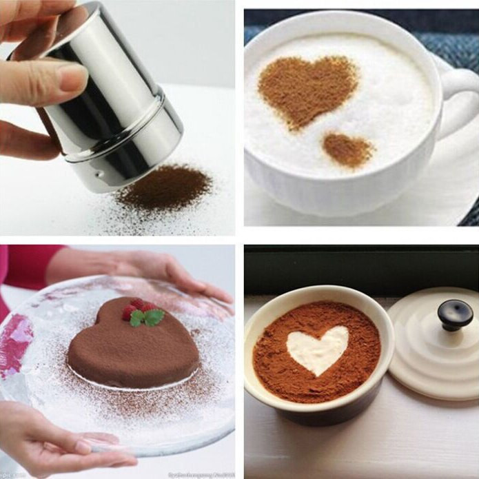 Rozsdamentes acél Cafe hab spray sablon Barista sablonok dekorációs eszköz Garland Forma Kávényomtatás Virágmodell