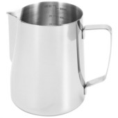 Tejkancsó, 900 ml-es kézi kávékrém Tejhabosító kancsó csésze mérőjellel és Latte Art tollal, tejeskancsó