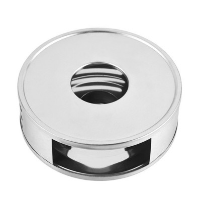 Încălzitor de ceai din oțel inoxidabil, rezistent la căldură, suport pentru ceainic rotund, bază pentru lumânări, aragaz de ceai, suport pentru lumânări, accesorii pentru ceai