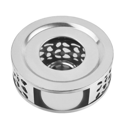 Încălzitor de ceai din oțel inoxidabil, rezistent la căldură, suport pentru ceainic rotund, bază pentru lumânări, aragaz de ceai, suport pentru lumânări, accesorii pentru ceai