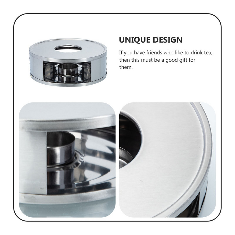 Topliji čajnik Čajnik Svijeća Čelično postolje Podnožje za kavu Nehrđajući držač posuđa Čajna svijeća Štednjak Grijač Grijanje Porculansko svjetlo s