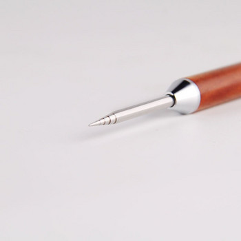 1 бр. Еспресо Кафе Декориране Latte Art Pen Tamper Needle Дръжка от палисандрово дърво Creative Високо издълбано качество Fancy Coffee Mixer Tool