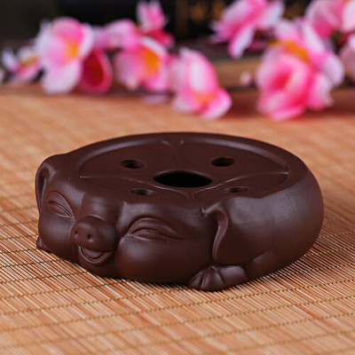 Комплект за чай Kung Fu Аксесоари за чайна церемония Подложка за саксия Zisha Pixiu Поставка за саксия Издръжлива топлоустойчива подложка за чайник Подложки за чайник