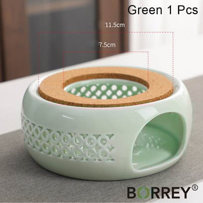 BORREY kávé vízmelegítő gyertya melegítő talp tartó teáskanna melegítő tartó talp tea japán melegítő szigetelő talp 1 db