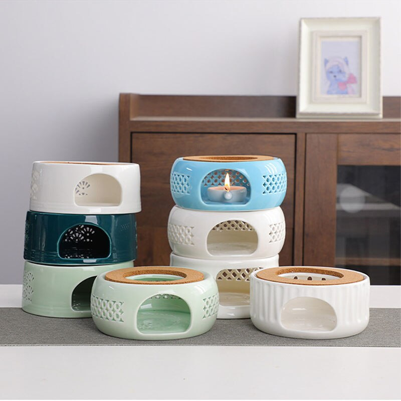 BORREY kávé vízmelegítő gyertya melegítő talp tartó teáskanna melegítő tartó talp tea japán melegítő szigetelő talp 1 db