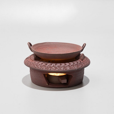 Vintažinė arbatos viryklė Rankų darbo raudonojo purvo smėlio Kūrybinės krosnys Kiniškos Kung Fu arbatos rinkinio priedai Žvakių šildytuvas Šildytuvo dekoro amatai