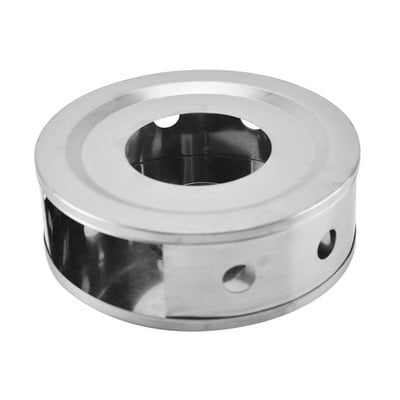 Žvakių arbatinuko šildytuvas nerūdijančio plieno buitinis arbatos stovas žvakių pagrindas tuščiaviduris šildytuvo stovas arbatinuko puodeliams pieno šildytuvas 1 vnt.