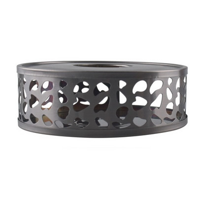 Žvakių arbatinuko šildytuvas nerūdijančio plieno buitinis arbatos stovas žvakių pagrindas tuščiaviduris šildytuvo stovas arbatinuko puodeliams pieno šildytuvas 1 vnt.