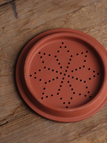 Βάση τσαγιέρα Zhu Ni Teapot Trivets πιατάκι για τσαγιέρα Κέρμα Κουνγκ Φου Τελετή τσαγιού Κινεζικοί δίσκοι τσαγιού Chaozhou Στρογγυλή βάση