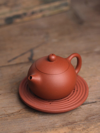 Βάση τσαγιέρα Zhu Ni Teapot Trivets πιατάκι για τσαγιέρα Κέρμα Κουνγκ Φου Τελετή τσαγιού Κινεζικοί δίσκοι τσαγιού Chaozhou Στρογγυλή βάση