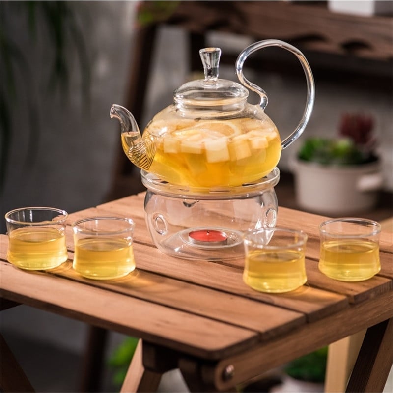 Paprastas keraminis kaitinimo pagrindas kavos vanduo arbatos stiklas karščiui atsparus arbatinuko šildytuvas izoliacinis pagrindas apvalus širdies formos žvakių laikiklis