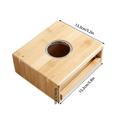 Bambusest tee soojendaja soe tee pliit klaasist teekannu soojendusalus Vastupidav Jaapani stiilis termostaadi veini temperatuuri alus