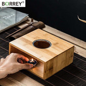 BORREY Baza za grijanje čaja od bambusa Držač baze za grijanje čajnika Japanski stil Čajnik Izolacija štednjaka Držač za svijeće Dodaci za pribor za čaj