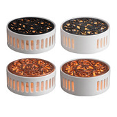 Tuščiaviduris arbatos šildytuvas žvakių kaitinimo izoliacijos pagrindo arbatinuko laikiklis namų arbatinukui