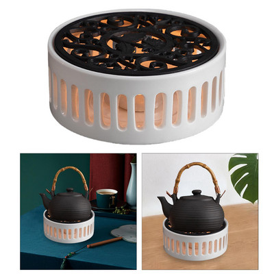 Tuščiaviduris arbatos šildytuvas žvakių kaitinimo izoliacijos pagrindo arbatinuko laikiklis namų arbatinukui