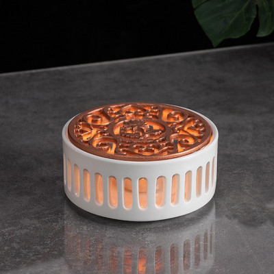 Tuščiaviduris arbatos šildytuvas žvakių kaitinimo izoliacijos pagrindo arbatinuko laikiklis namų arbatinukui