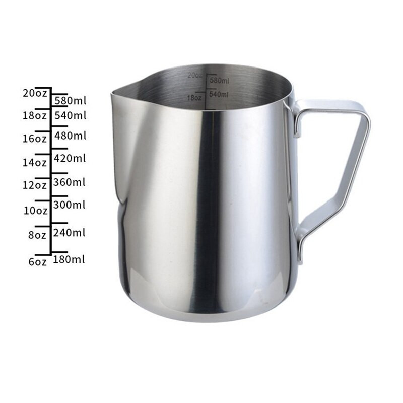 Urcioare pentru spumare de lapte Urcioare pentru abur, din oțel inoxidabil, cafea cu lapte, cappuccino, urcioare cu abur, ceașcă cu lapte