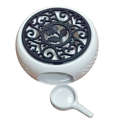 Keraminis arbatos šildytuvas arbatos puodo žvakės kaitinimo pagrindas arbatos kavos vandens šildytuvas arbatos viryklė Žvakių laikiklis arbatos priedai