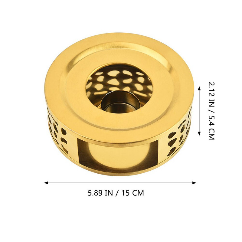 Šiltesnis arbatinukas šildytuvas Arbatos žvakė Kavos pagrindo laikiklis Puodų šildytuvai Arbatinės viryklės Puodai Namas Metalinis Nešiojamas sviestas Belaidis