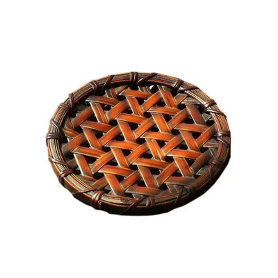 Ručno izrađena podloga za šalice od japanskog bambusa Kineski stil Podloga za čaj Držač za šalice Pleteni ležaj za lonce Podloga za lonce Toplinska izolacija pribor za set za čaj